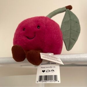 JELLYCAT CHERRY NEW WITH TAGS